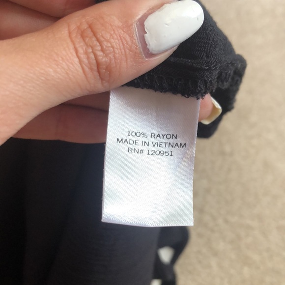 πHP! Black Tank Top with Buttons - Picture 7 of 8